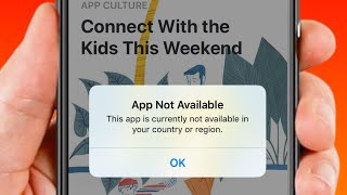 This App is Currently Not Available in Your Country or Region iPhone | How to Fix App Not Available