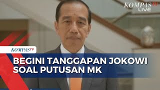Terbaru! Jokowi Tanggapi Putusan MK Terkait Gugatan Syarat Capres-Cawapres, Begini Katanya
