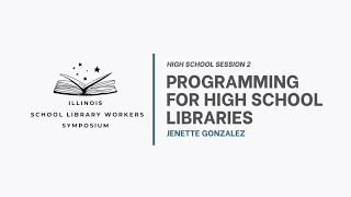 Programming for High School Libraries