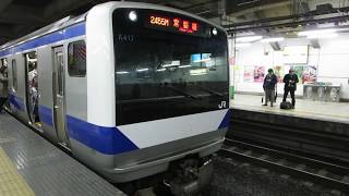 常磐線　E531系　快速土浦行き　北千住駅発車