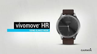 vívomove HR: Using Glance Mode