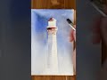 Let’s paint a lighthouse in watercolour ✨🎨⚓️ #watercolor #watercolourist #looselandscape