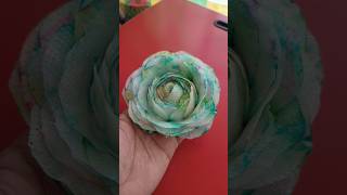 Easy tissue paper flower | #shorts #diy #youtubeshorts #diy