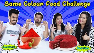 Food Of Same Color Challenge  |  Funny Challenge Video | Hungry Birds