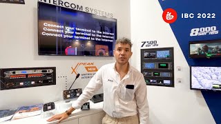 AEQ at IBC 2022 - Introducing Xpeak, new intercom system without matrix