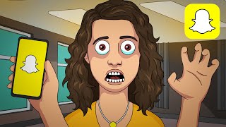 5 TRUE SNAPCHAT HORROR STORIES ANIMATED