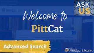 PittCat - Advanced Search