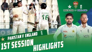 1st Session Highlights | Pakistan vs England | 2nd Test Day 1 | PCB | MY2T
