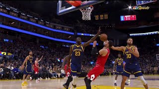 Explain: Draymond hits the three and Steph Curry plays the D?? Warriors win chaotic ending vs Bulls