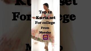 Beautiful kurti set for college from #meesho #fashion #share #viralvideo #like #trending #ytshorts