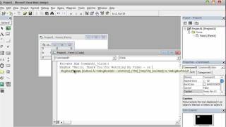 Visual Basic 6 (Beginners Tutorial) - How To Create Message Boxes From a Button (HD)