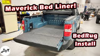 Ford Maverick BedRug Bed Liner – Unbox and Install