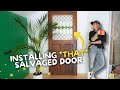 How I Installed a Salvaged Door in My Creative Studio!