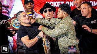 “YOU ARE TRASH!” Shakur Stevenson CONFRONTS Conor Benn LIVE After Teofimo Lopez Win