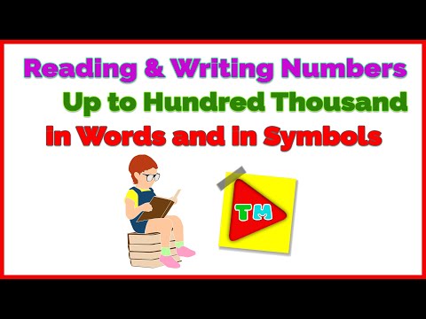 How do you write thousands in words?