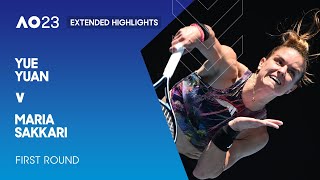 Yue Yuan v Maria Sakkari Extended Highlights | Australian Open 2023 First Round