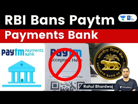 RBI Bans Paytm Payments Bank From Taking On New Customers #paytm # ...