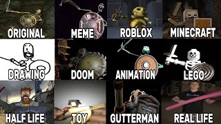 Skeleton Shield Meme All Variants 💀
