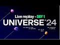 GitHub Universe 2024 - Day 1 (Live Replay)