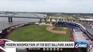 Modern Woodmen up for 3rd straight Best Minor League Ballpark nomination