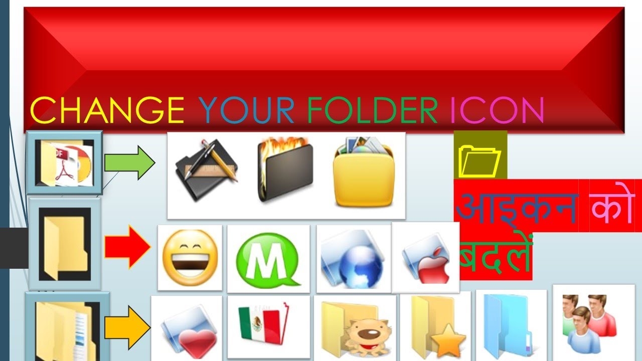 How To Change Folder Icon In Windows 10 || Folder Icon Kaise Change ...