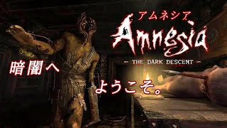 #1【Amnesia: The Dark Descent】逃げろ。。名作ホラーゲーム『アムネシア』