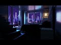 neon rain u0026 piano 5 hours of city night ambience