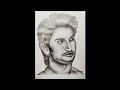 Portrait of Sushant Singh Rajput #portrait Creative AchinPakhi how to draw