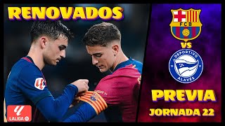 🔵PREVIA: FC BARCELONA vs ALAVÉS 🏆 LA LIGA JORNADA 22 🏆