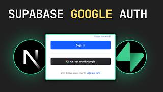 Google OAuth Authentication with Supabase (Next.js)