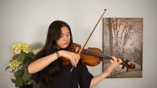 Nikola Zubak Violin Demo — Bach's Violin Sonata No. 1, Adagio