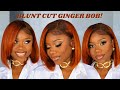 PERFECT BOB WIG FOR THE FALL! | GINGER BLUNT CUT BOB | Luvme Hair | Chev B.