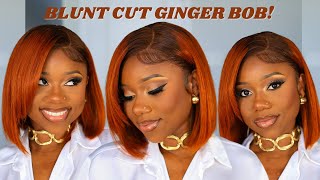 PERFECT BOB WIG FOR THE FALL! | GINGER BLUNT CUT BOB | Luvme Hair | Chev B.