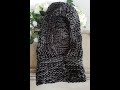 Hand knitted Chainmail effect Hooded Cowl