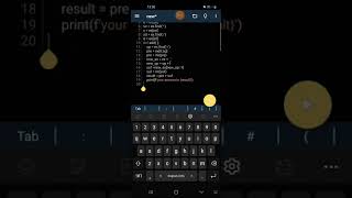 how to make a calculator by python # eval function # so easy