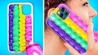 TELEFON İÇİN KENDİN YAP TARZINDA BENZERSİZ EL İŞLERİ || 123 GO Like! Cihazlarınız İçin Tüyolar