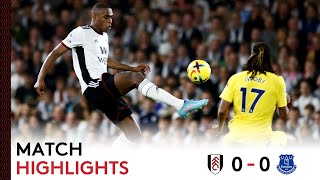 Fulham 0-0 Everton | Premier League Highlights | Stalemate At The Cottage