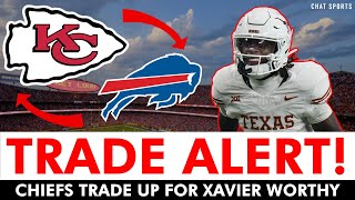 🚨BREAKING Chiefs TRADE UP To Pick Xavier Worthy In The 2024 NFL Draft + Chiefs Day 1 Draft Grades