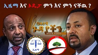 Ethiopia :ኢዜማ እና ኦዴፓ ምን እና ምን ናቸዉ ? | Current issue |