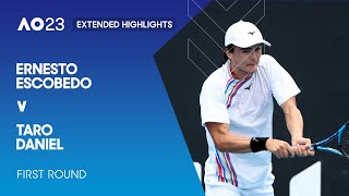 Ernesto Escobedo v Taro Daniel Extended Highlights | Australian Open 2023 First Round