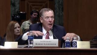 Sen. Brown Questions Robert Lighthizer