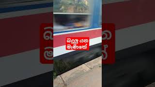 බදුලු යන මැණිකේ 💖😍 Sri Lanka Railway #shorts #viral #trending #srilankarailways