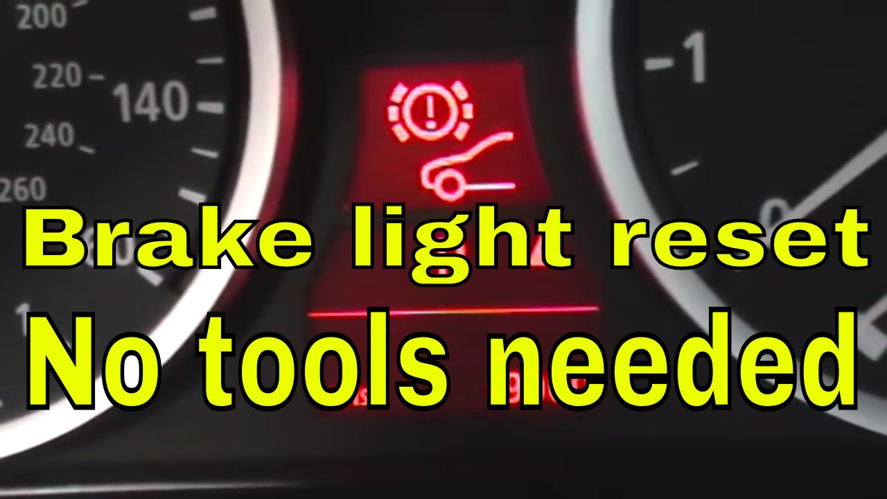 ⚡️how To Reset Brake Pad Light On BMW - YouTube