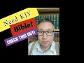 Looking for KJV Bible? Check this out!