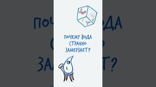 Почему ВОДА странно ЗАМЕРЗАЕТ? – Научпок #шортс