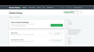 problem solving algorithm (insertion sort part-1)