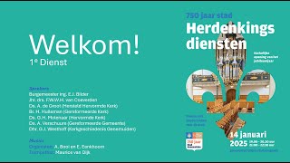 Herdenkingsdienst Genemuiden 750 jaar stad 1e dienst