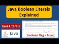 Java Boolean Literals Explained | Java Tutorial