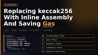 Replacing keccak256 With Yul Inline Assembly — And Proving the Gas Savings