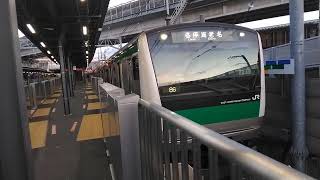 埼京線E233系7000番台ハエ114編成各停海老名行　西谷駅